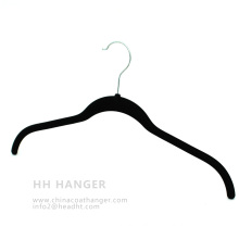 Simple Cheap Velvet Hanger, Flocked Top Hanger, Clothes Hanger for T-Shirt